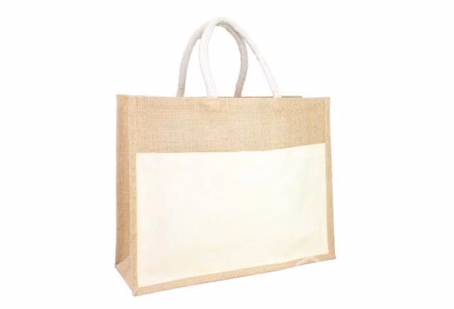 Bolso grande de yute ecofamy