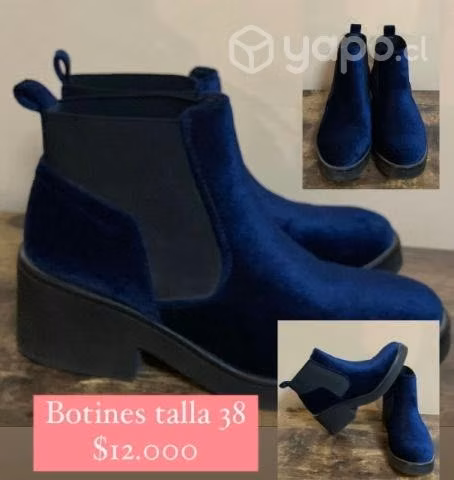 Botines azules