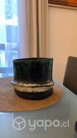 2 jarrones de cerámica decoración impecables - Imagen 3