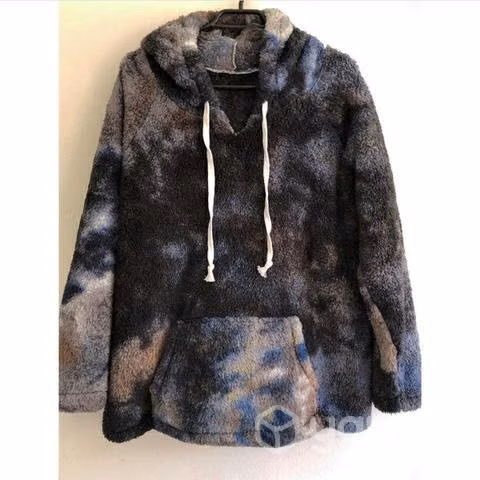 Poleron talla única azul