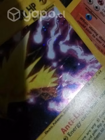 Carta pokemon Zapdos Holo Aquapolis LP