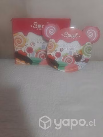 Paleta de sombras de ojos con glitter