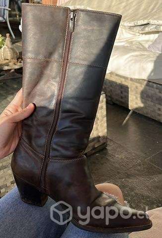 Botas vaqueras/ texanas 100% cuero - Imagen 2