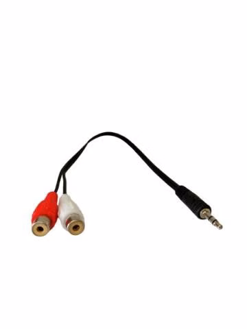 Cable Plug 3.5 Macho A 2 Rca Hembra - Imagen 2
