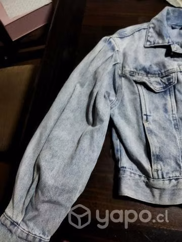 Chaqueta mezclilla talla xs hym - Imagen 3