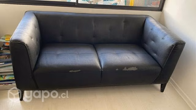 Sillón negro 2 cuerpo (marca Rosen)