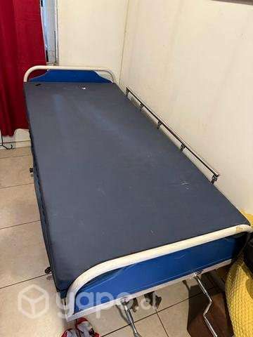 Cama clínica plegable + colchón anti escaras - Imagen 2