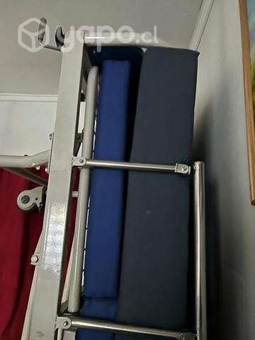 Cama clínica plegable + colchón anti escaras - Imagen 5