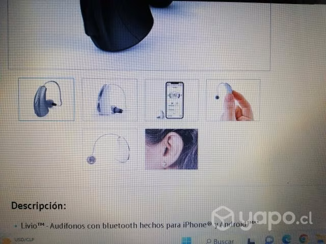Audifono Starkey modelo Livio 1000 RC