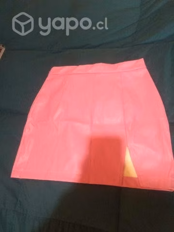 Falda rosa