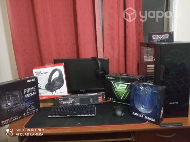 PC Ryzen con todos sus accesorios