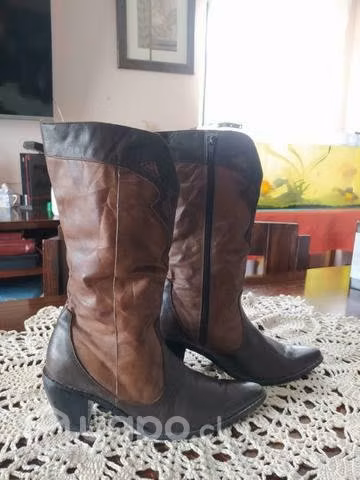 Bellas botas 100% cuero - Imagen 2