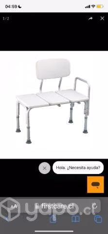 Silla ducha/tina con transferencia