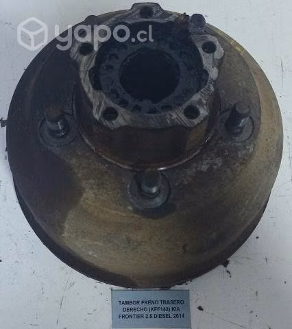 Tambor Freno Trasero Derecho (KFF142) Kia Frontier