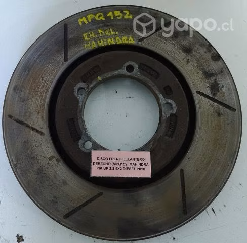 Disco Freno Del Der (MPQ152) Mahindra Pick Up 2018