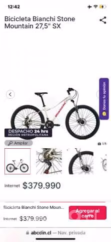 Bicicleta bianchi nueva - Imagen 5
