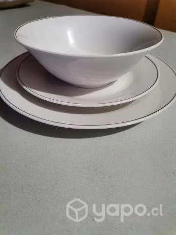 Vajilla porcelana 4/12