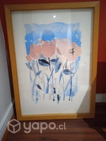 2 cuadros de la marquería azul