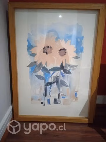 2 cuadros de la marquería azul