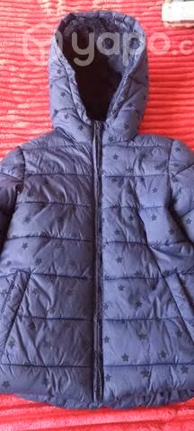 Parka de niña talla 8 con chiporro