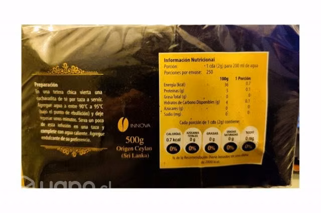 Te la sultana premium hoja crespa 1 kilo - Imagen 2