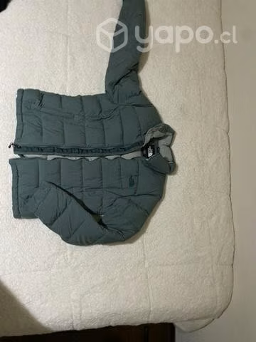 Parka verde mujer, talla S/M the north face