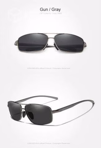 Gafas, Lentes de sol Polarizados UV400, K04 Gun Gr