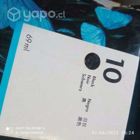 Tinta HP 10 black original de 69ml