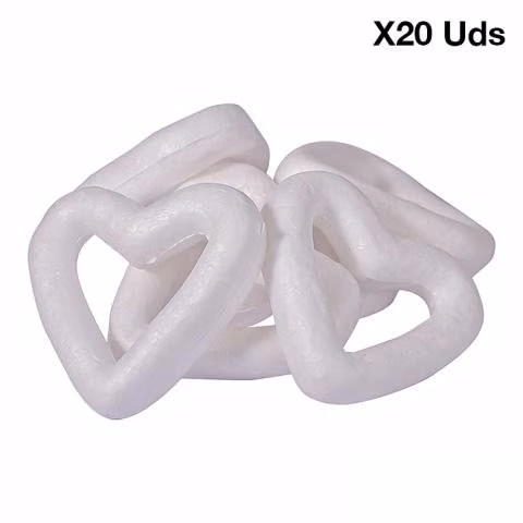 Figuras Plumavit Adix Corazones Poliestireno 2oUds