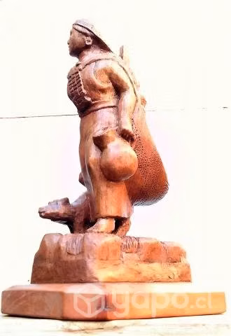 Escultura de madera hecha a mano - PIEZA ÚNICA