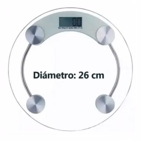 Pesa Digital Vidrio Templado 150kg
