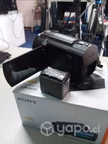 CÁMARA SONY HANDYCAM FDR-AX43 4k COMO NUEVA