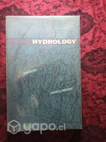 Libro de Hidrología en inglés (Hydrology), Meinzer