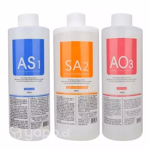 Soluciones Para Hydrafacial 3 Unidades 400ml