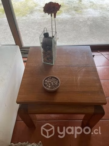 Mesas de salon de madera de rauli
