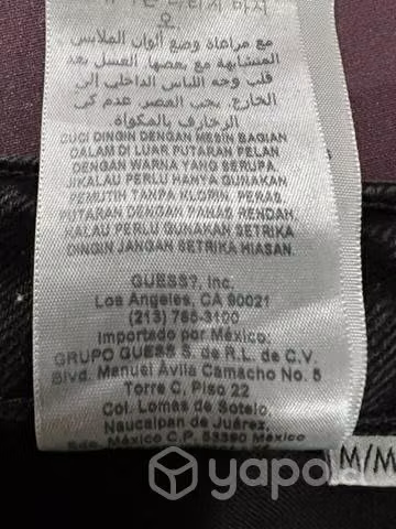 Mini Falda No Elástica Jeans Marca Guess Talla M