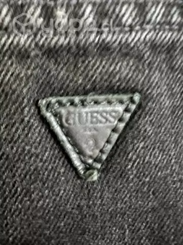 Mini Falda No Elástica Jeans Marca Guess Talla M