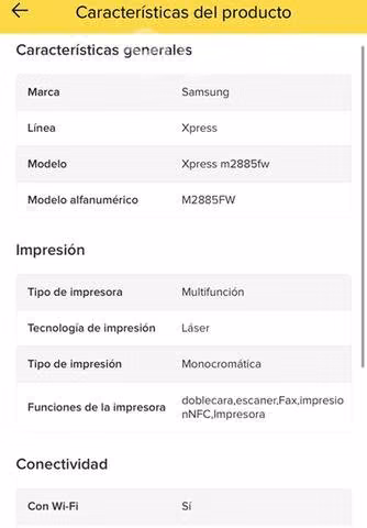 Impresora Multifuncional Tonner Samsung
