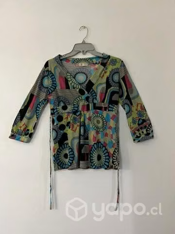 Polera Elástica Marca Mor Talla S Celeste y Otros
