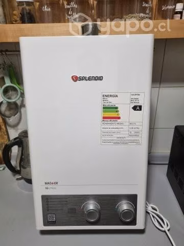 Calefont 10 litros Gas natural Tiro forzado Splend