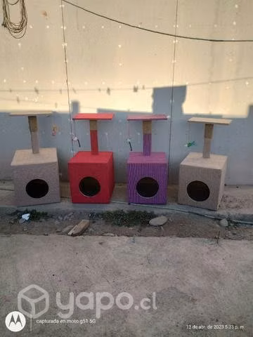 Rascadores 100%de madera super firmes