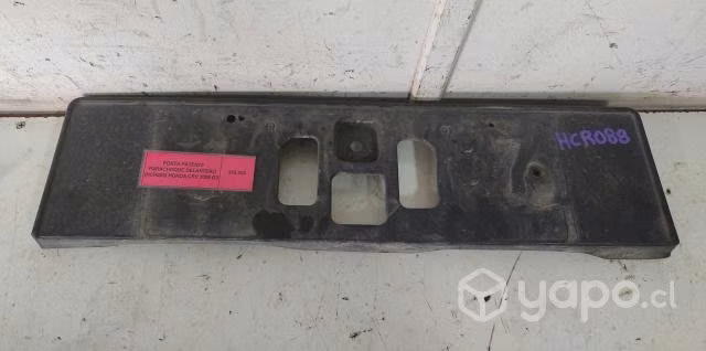 Porta Patente Parachoque Delantero (HCR088) Honda