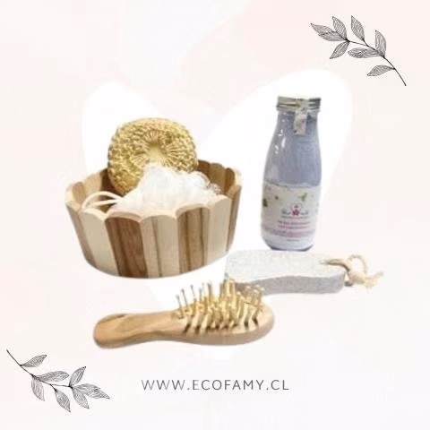 Canasto spa + sal de baño efervecente