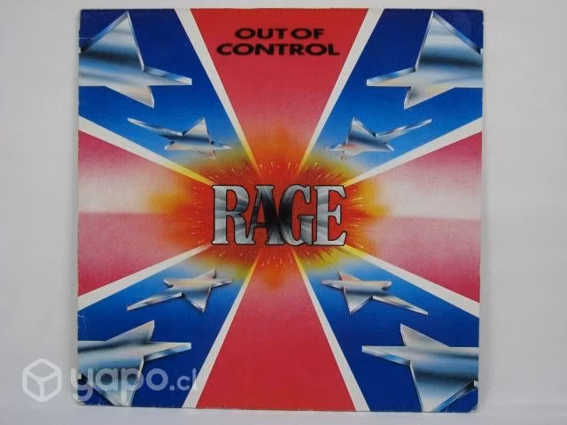 Vinilo Rage Out Of Control Alemania 1981 Ed