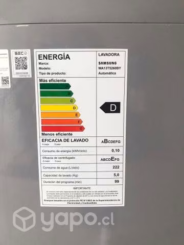 Lavadora Samsung