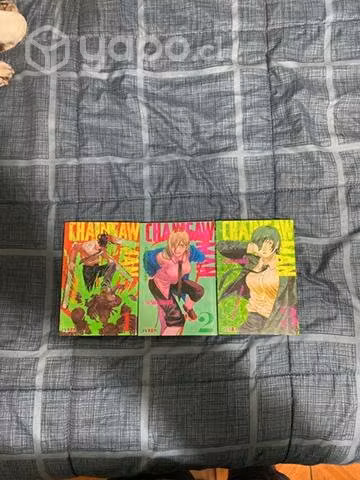 Mangas Chainsaw Man 1, 2 y 3