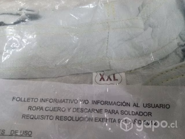 Traje cuero soldador