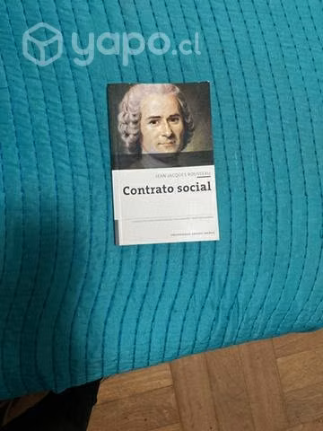 Libro Contrato social de Jean Jacques Rousseau