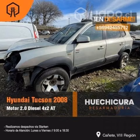 Manguera admision hyundai tucson diesel 2008