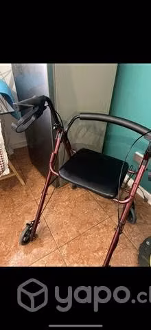 Andador adulto mayor, 4 ruedas
